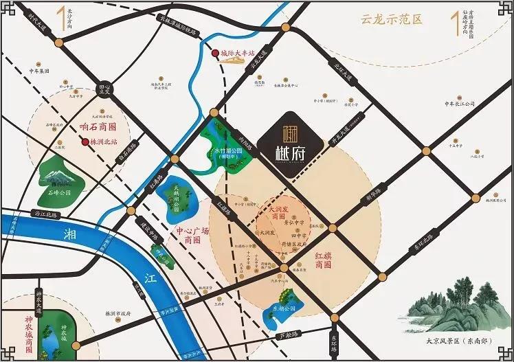 区位图 